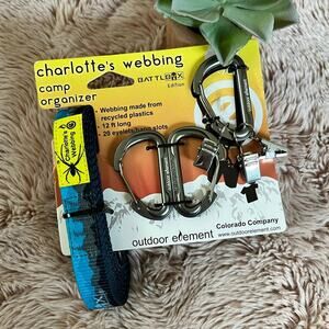 NEW Outdoor Element Charlotte's Web Camp Organizer Battl Box Edition
